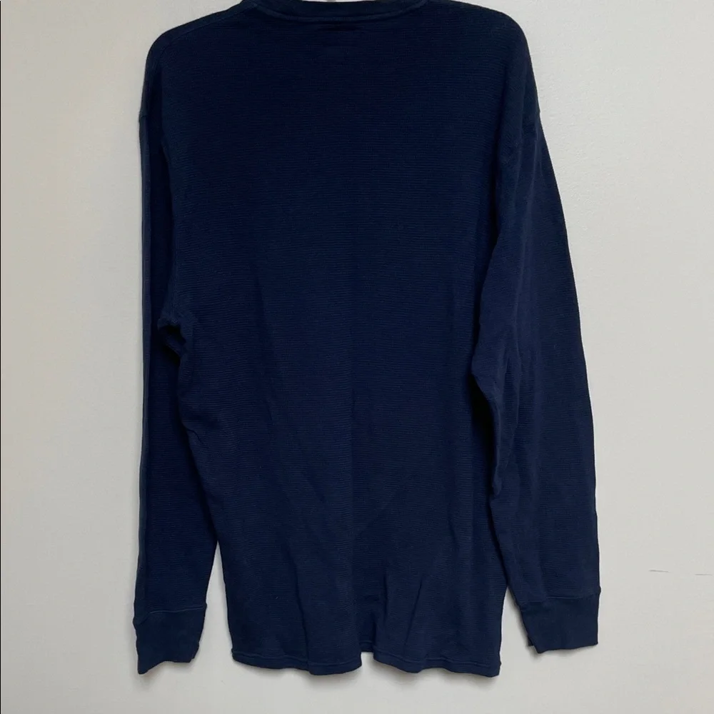 Polo by Ralph Lauren Men's Deep Blue Long Sleeve Tee 2XL